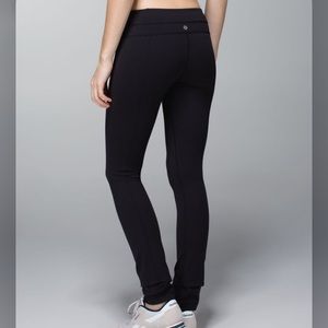 LULULEMON Skinny Grove Pants Black